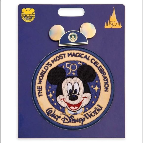 Disney Accessories - WDW 50th Anniversary Magical Celebration Pin & Patch